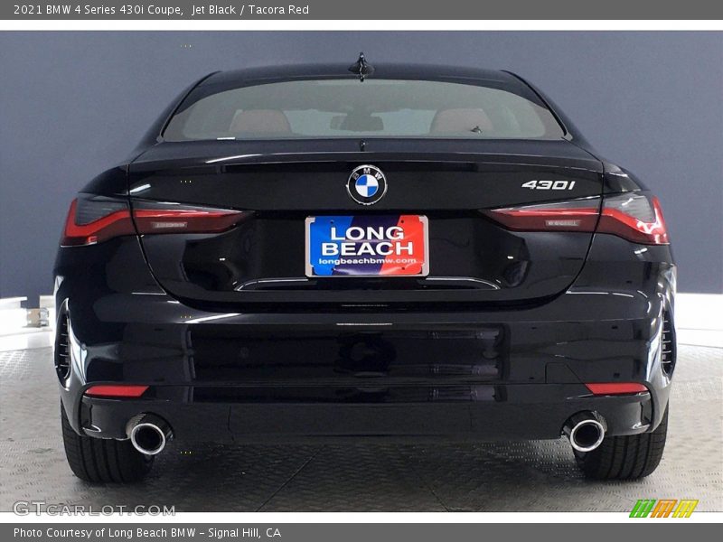 Jet Black / Tacora Red 2021 BMW 4 Series 430i Coupe
