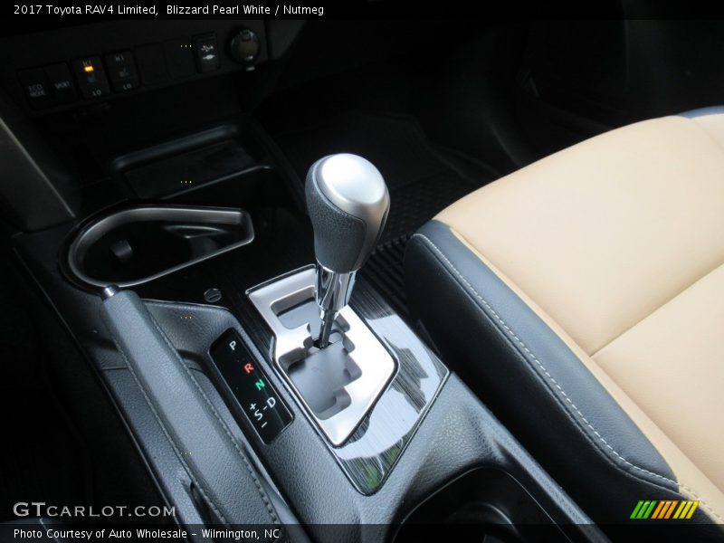 Blizzard Pearl White / Nutmeg 2017 Toyota RAV4 Limited