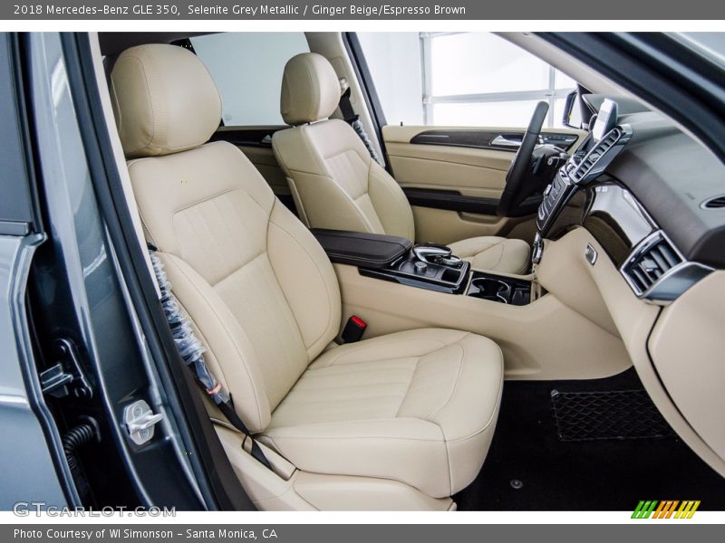 Selenite Grey Metallic / Ginger Beige/Espresso Brown 2018 Mercedes-Benz GLE 350