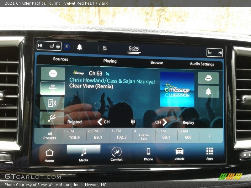Velvet Red Pearl / Black 2021 Chrysler Pacifica Touring