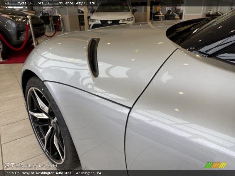 Turbulence Gray / Black 2021 Toyota GR Supra 3.0