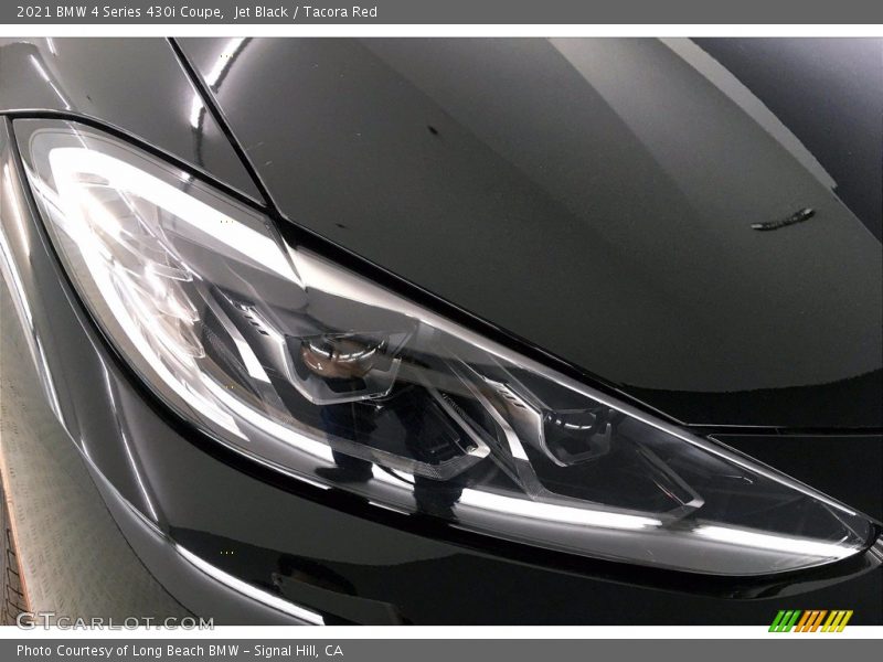 Jet Black / Tacora Red 2021 BMW 4 Series 430i Coupe