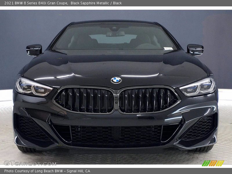 Black Sapphire Metallic / Black 2021 BMW 8 Series 840i Gran Coupe