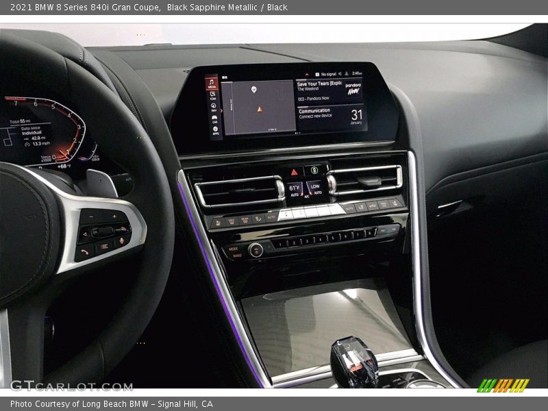Controls of 2021 8 Series 840i Gran Coupe