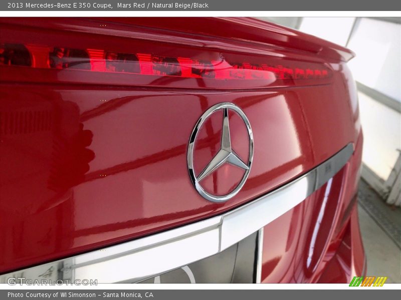 Mars Red / Natural Beige/Black 2013 Mercedes-Benz E 350 Coupe