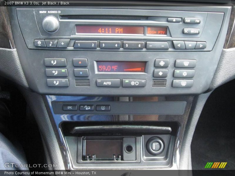Jet Black / Black 2007 BMW X3 3.0si