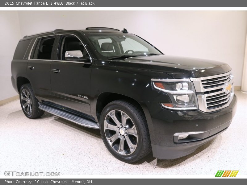Black / Jet Black 2015 Chevrolet Tahoe LTZ 4WD