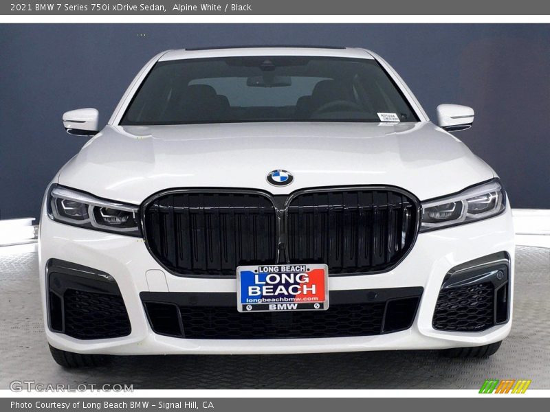 Alpine White / Black 2021 BMW 7 Series 750i xDrive Sedan