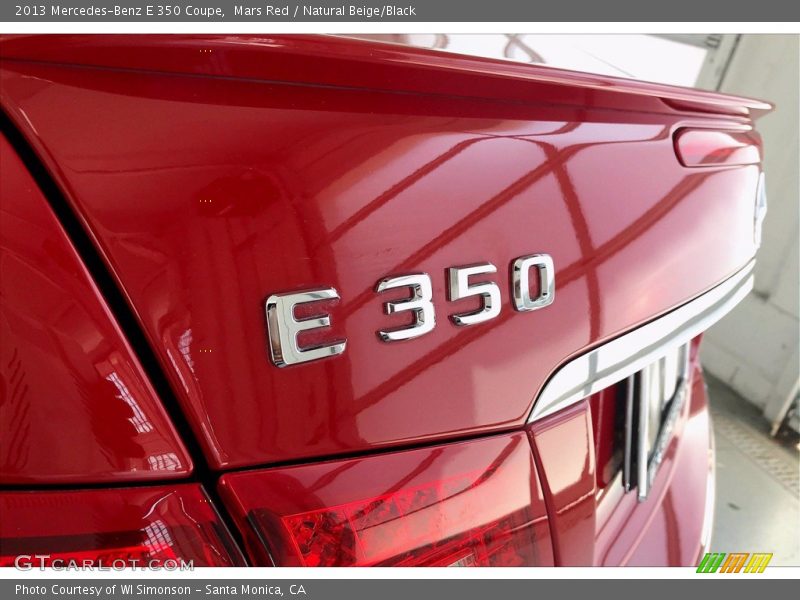 Mars Red / Natural Beige/Black 2013 Mercedes-Benz E 350 Coupe