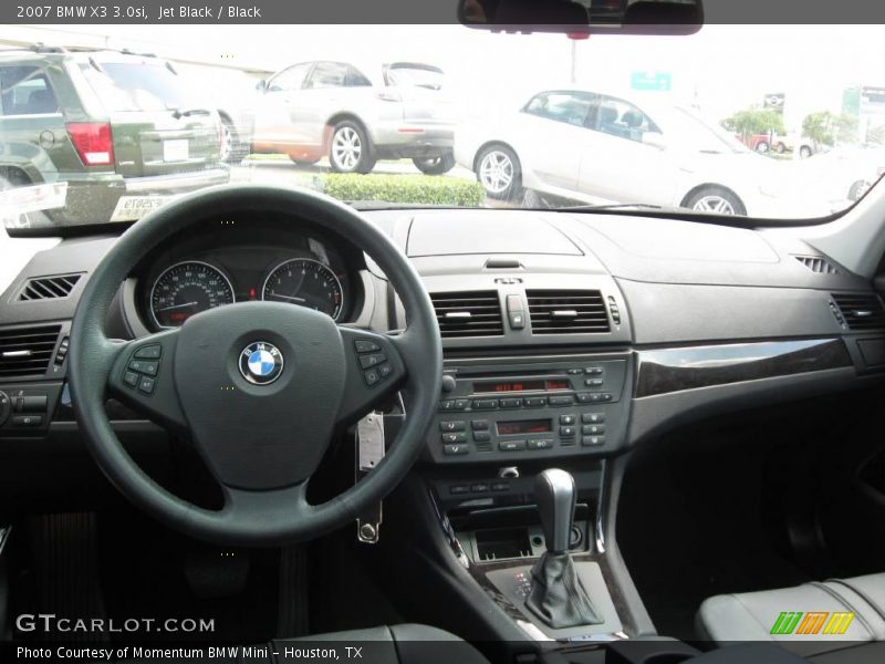 Jet Black / Black 2007 BMW X3 3.0si