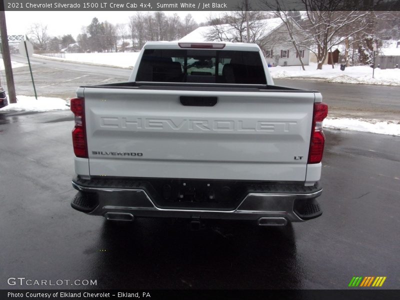 Summit White / Jet Black 2021 Chevrolet Silverado 1500 LT Crew Cab 4x4