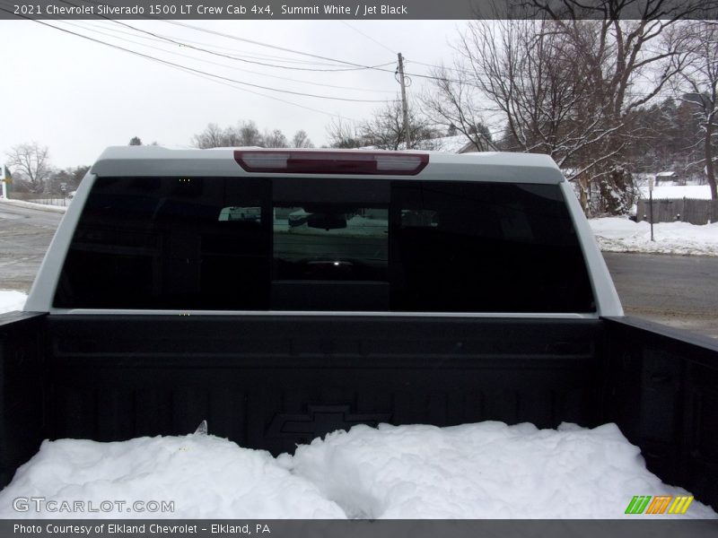 Summit White / Jet Black 2021 Chevrolet Silverado 1500 LT Crew Cab 4x4