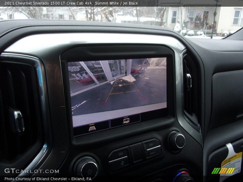 Summit White / Jet Black 2021 Chevrolet Silverado 1500 LT Crew Cab 4x4