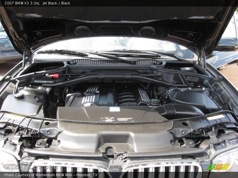 Jet Black / Black 2007 BMW X3 3.0si