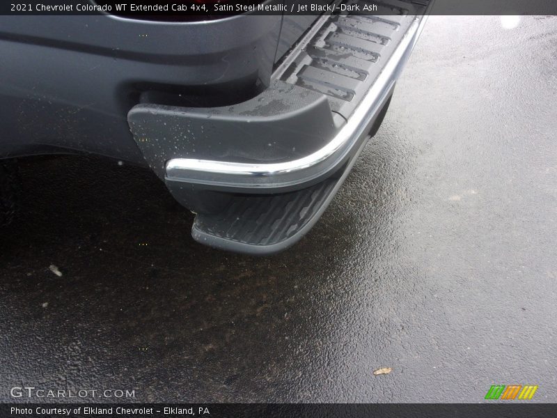 Satin Steel Metallic / Jet Black/­Dark Ash 2021 Chevrolet Colorado WT Extended Cab 4x4