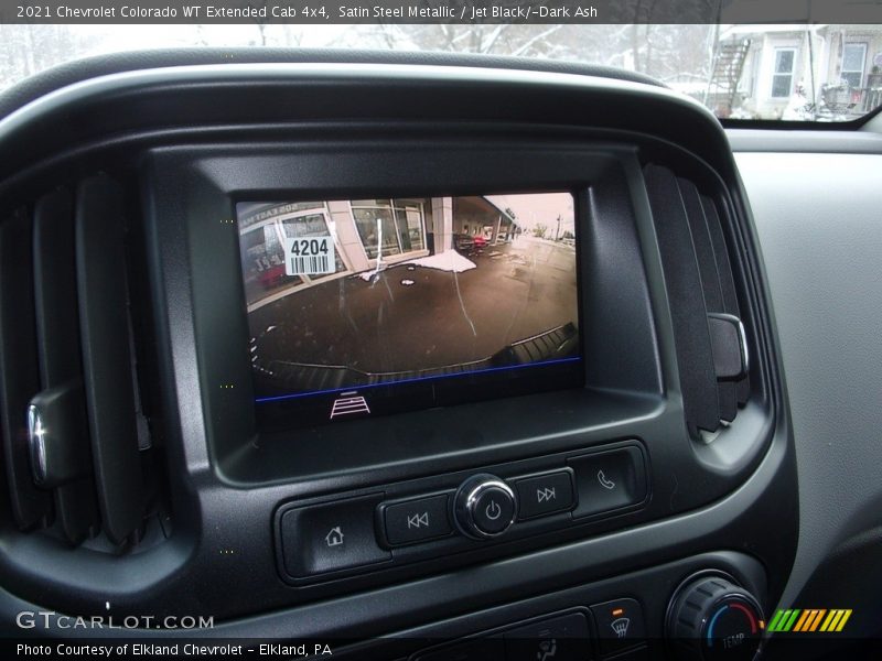 Satin Steel Metallic / Jet Black/­Dark Ash 2021 Chevrolet Colorado WT Extended Cab 4x4