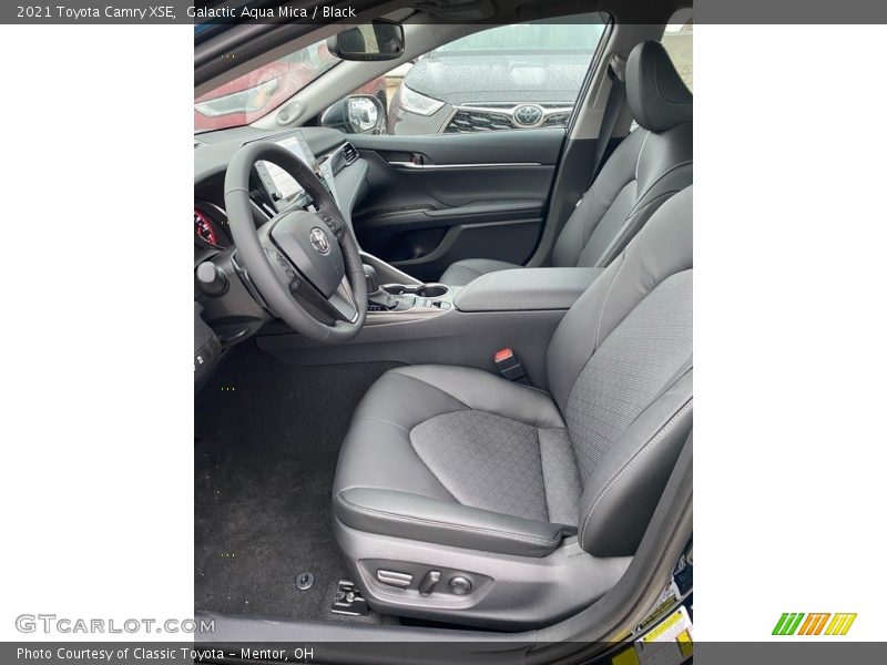 Galactic Aqua Mica / Black 2021 Toyota Camry XSE