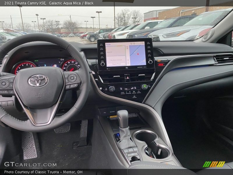 Galactic Aqua Mica / Black 2021 Toyota Camry XSE