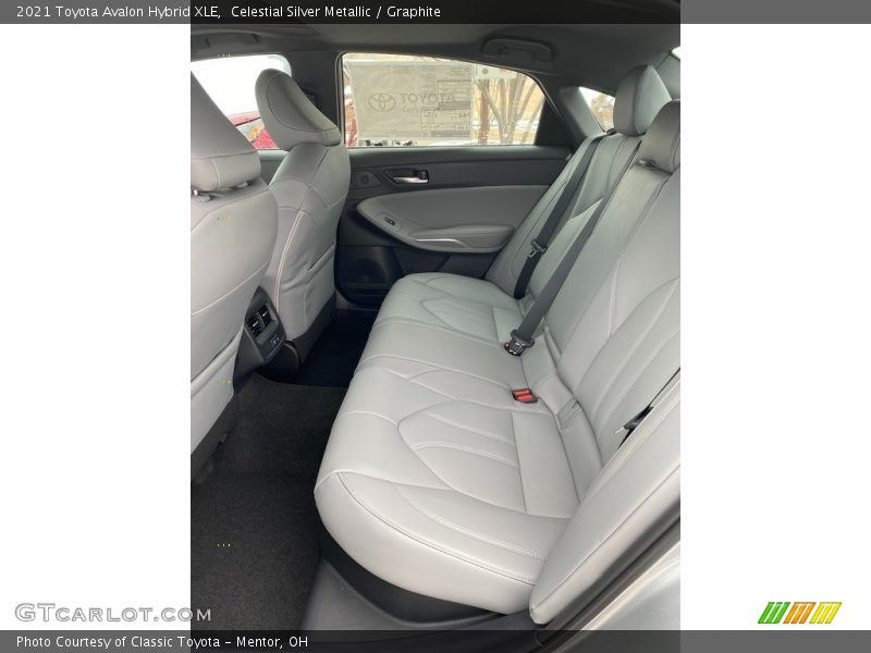 Rear Seat of 2021 Avalon Hybrid XLE