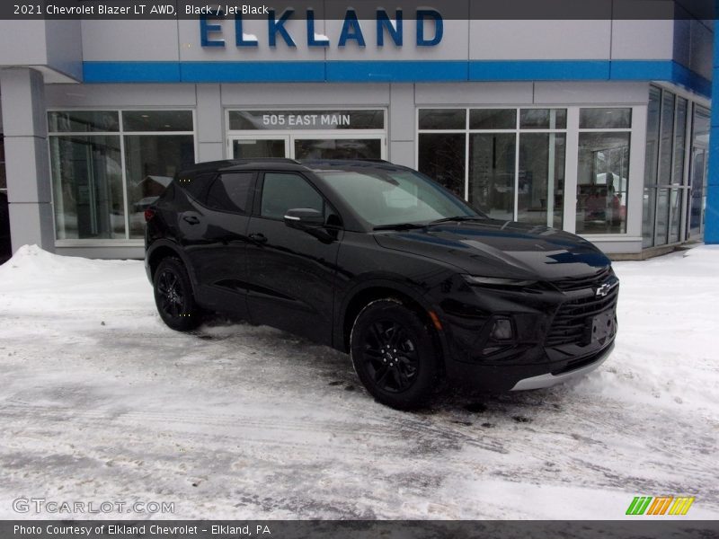 Black / Jet Black 2021 Chevrolet Blazer LT AWD