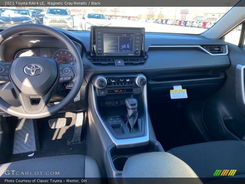 Magnetic Gray Metallic / Black 2021 Toyota RAV4 LE