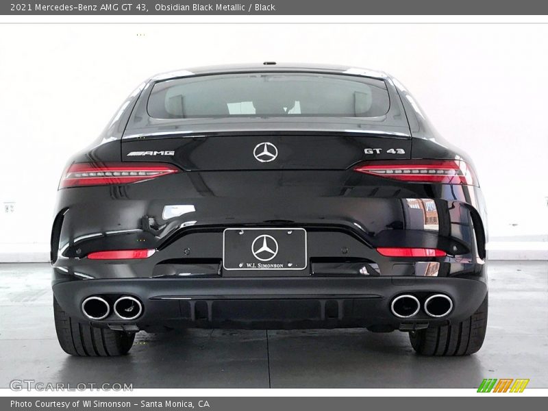 Obsidian Black Metallic / Black 2021 Mercedes-Benz AMG GT 43