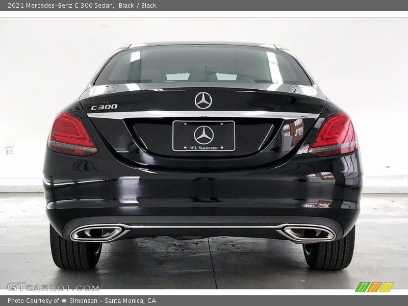 Black / Black 2021 Mercedes-Benz C 300 Sedan