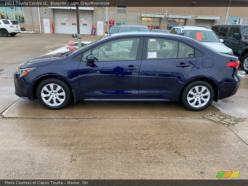  2021 Corolla LE Blueprint
