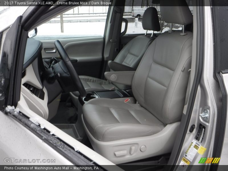 Creme Brulee Mica / Dark Bisque 2017 Toyota Sienna XLE AWD