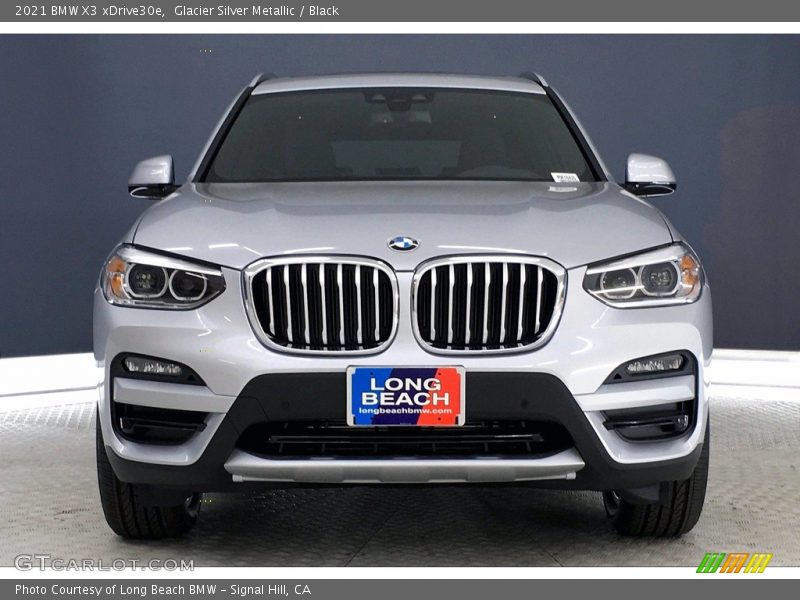 Glacier Silver Metallic / Black 2021 BMW X3 xDrive30e