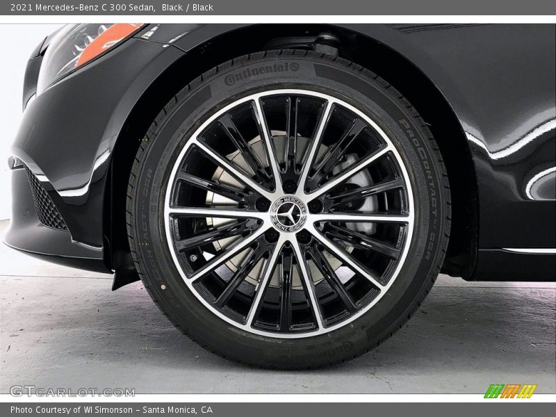 Black / Black 2021 Mercedes-Benz C 300 Sedan