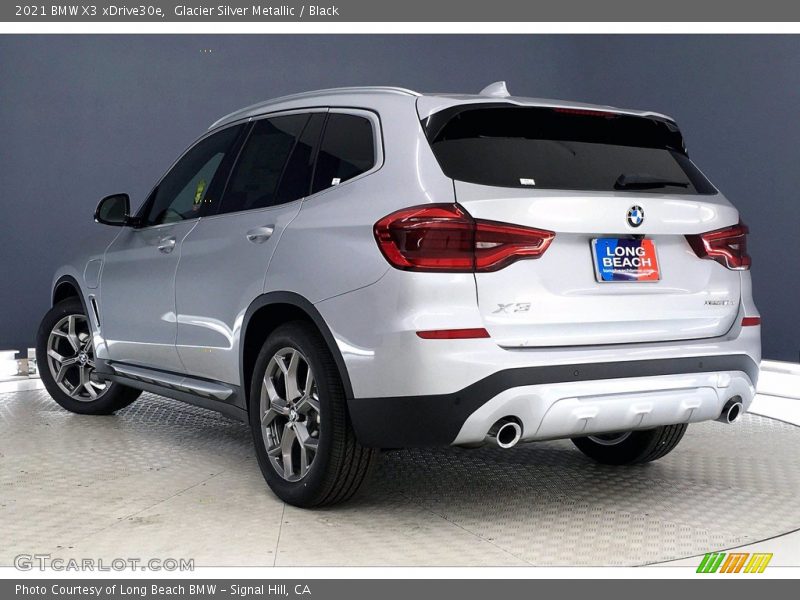 Glacier Silver Metallic / Black 2021 BMW X3 xDrive30e