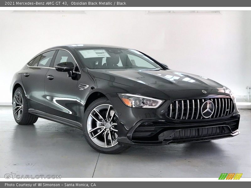 Obsidian Black Metallic / Black 2021 Mercedes-Benz AMG GT 43