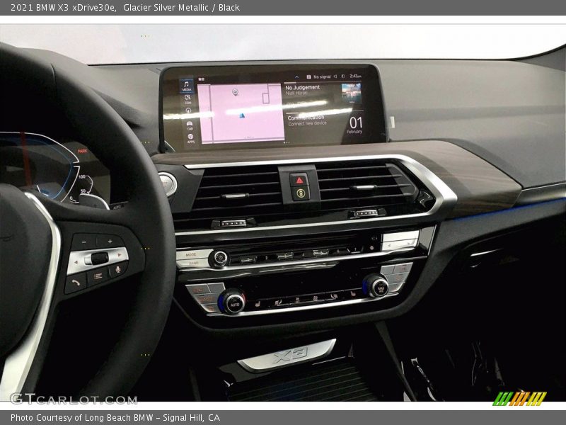 Glacier Silver Metallic / Black 2021 BMW X3 xDrive30e