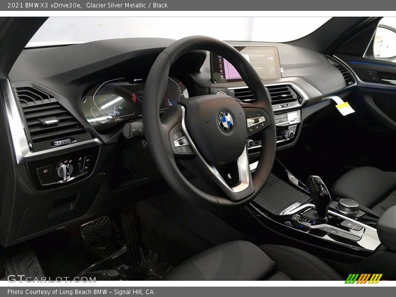 Glacier Silver Metallic / Black 2021 BMW X3 xDrive30e