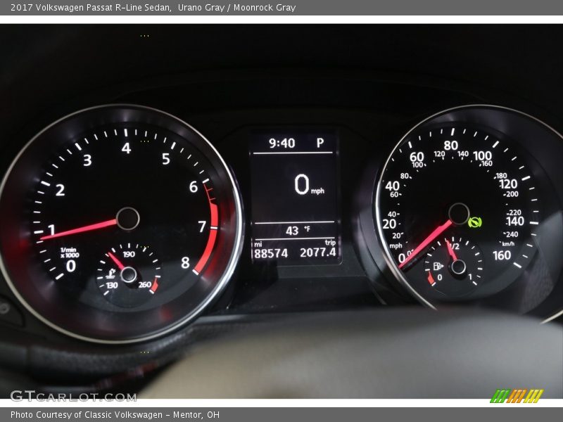 2017 Passat R-Line Sedan R-Line Sedan Gauges