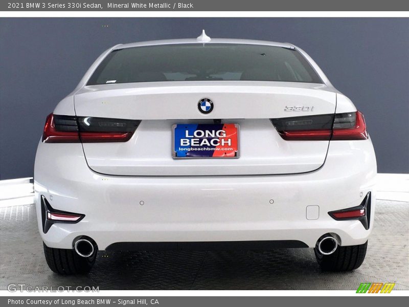 Mineral White Metallic / Black 2021 BMW 3 Series 330i Sedan
