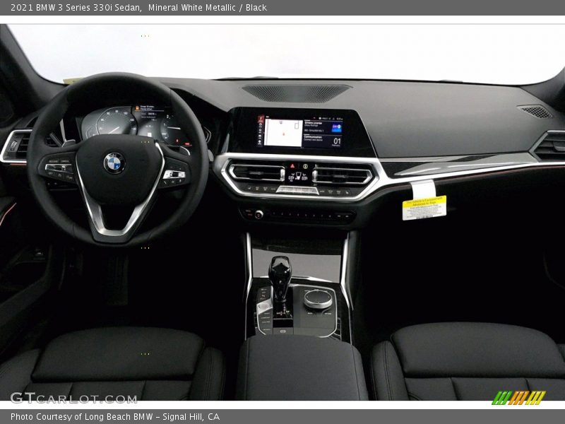 Mineral White Metallic / Black 2021 BMW 3 Series 330i Sedan