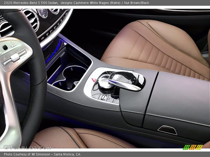 designo Cashmere White Magno (Matte) / Nut Brown/Black 2020 Mercedes-Benz S 560 Sedan