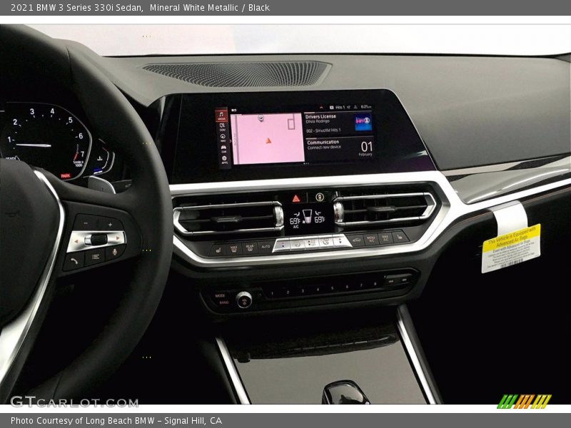 Mineral White Metallic / Black 2021 BMW 3 Series 330i Sedan