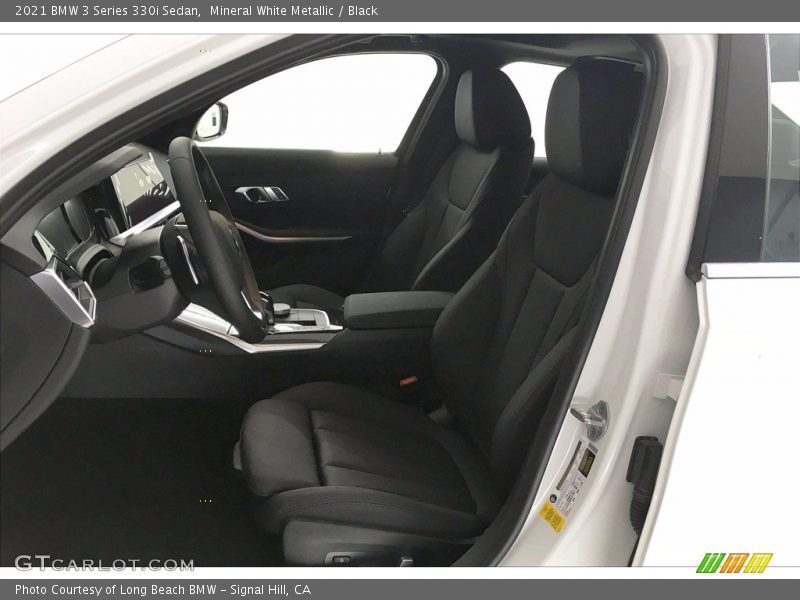 Mineral White Metallic / Black 2021 BMW 3 Series 330i Sedan