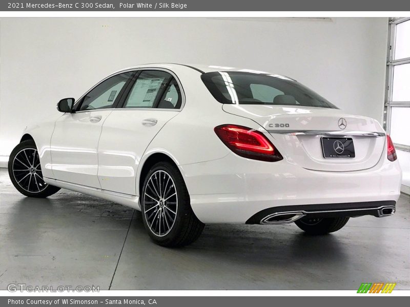 Polar White / Silk Beige 2021 Mercedes-Benz C 300 Sedan