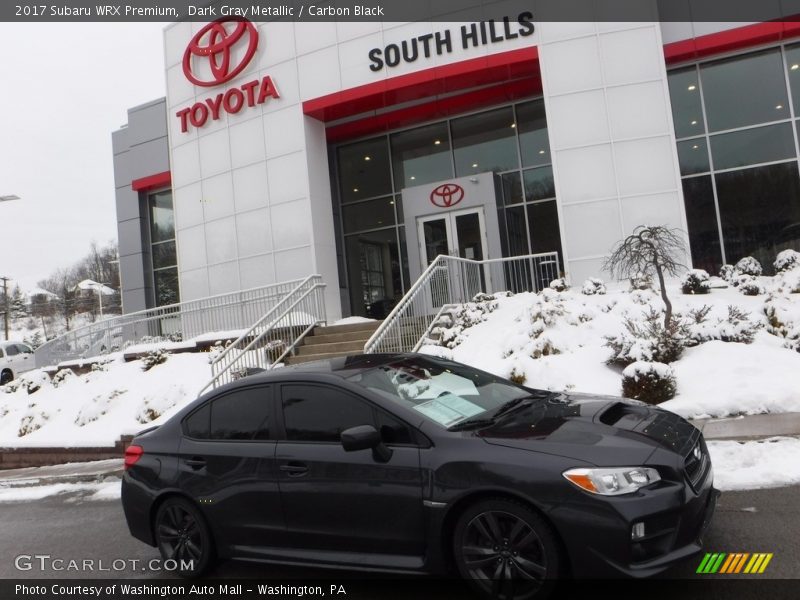 Dark Gray Metallic / Carbon Black 2017 Subaru WRX Premium