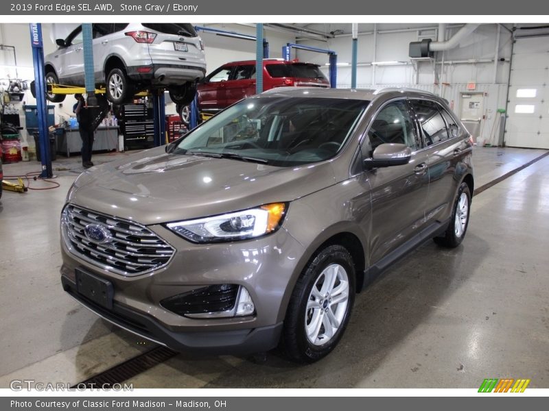 Stone Gray / Ebony 2019 Ford Edge SEL AWD