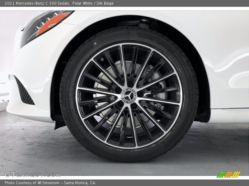 Polar White / Silk Beige 2021 Mercedes-Benz C 300 Sedan