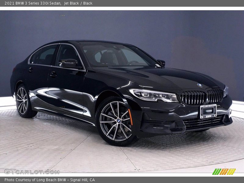 Jet Black / Black 2021 BMW 3 Series 330i Sedan