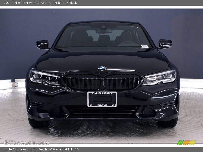 Jet Black / Black 2021 BMW 3 Series 330i Sedan