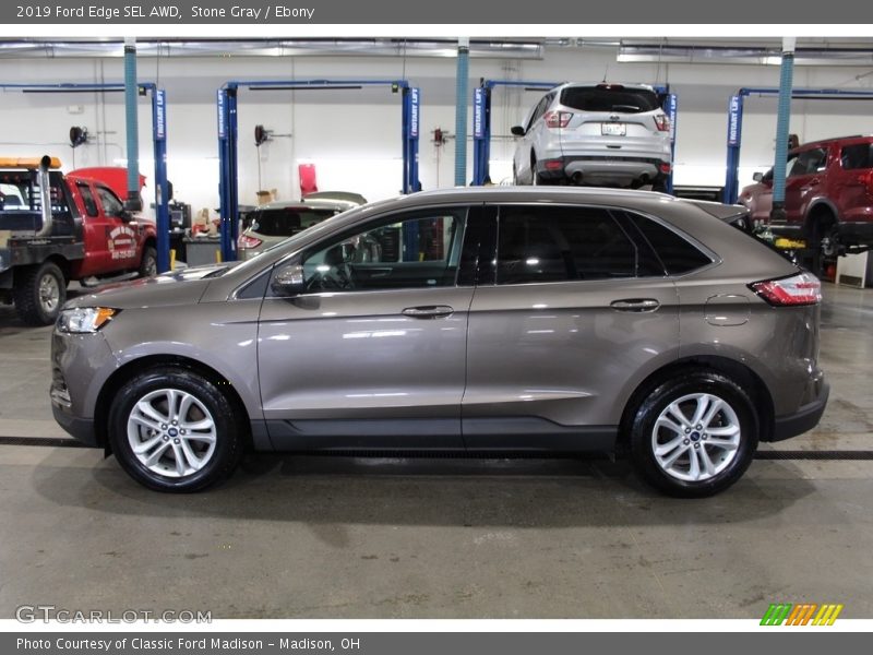 Stone Gray / Ebony 2019 Ford Edge SEL AWD