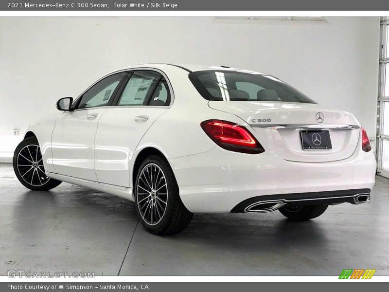 Polar White / Silk Beige 2021 Mercedes-Benz C 300 Sedan
