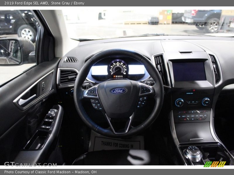 Stone Gray / Ebony 2019 Ford Edge SEL AWD